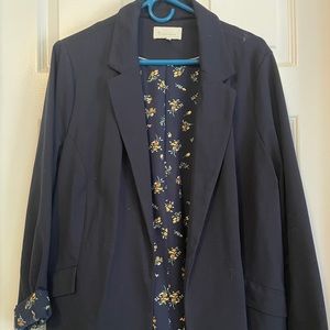 Navy blue blazer